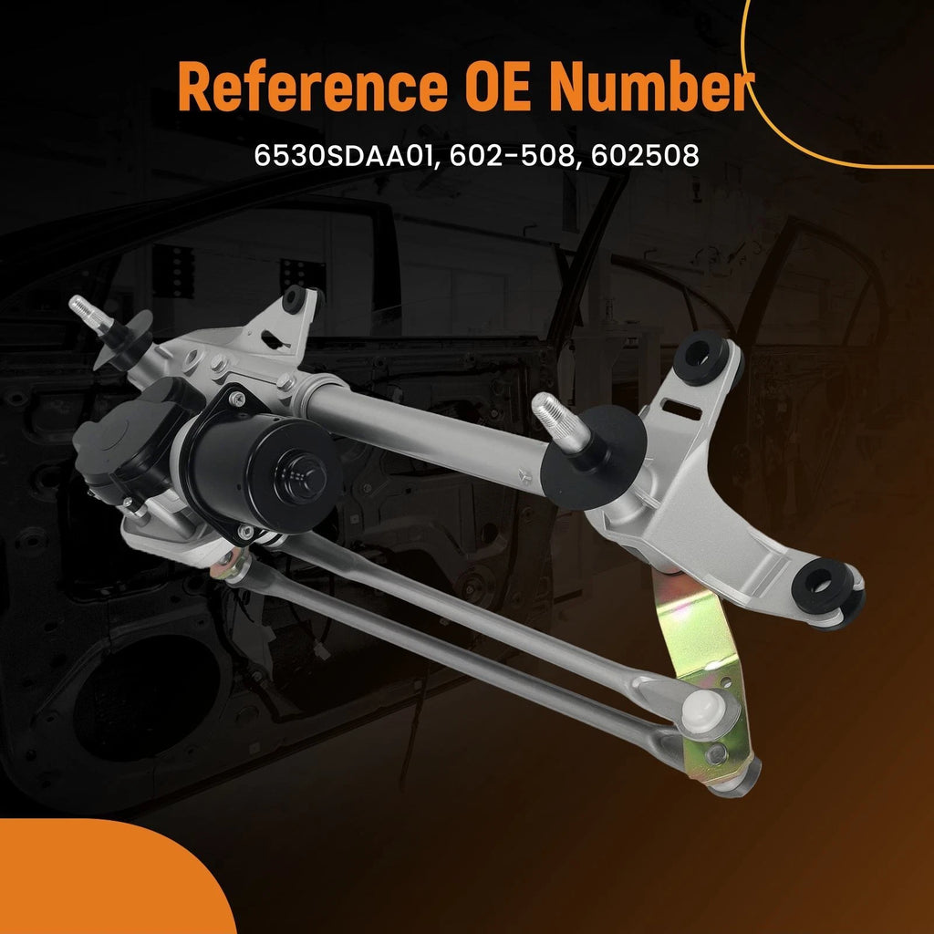 Windshield Wiper Linkage Front Motor Assembly for Honda Accord (2003–2007) 6530SDAA01