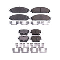 PowerStop Front & Rear Carbon Fiber Ceramic Brake Pads Kit for Charger Magnum (2006–2010)