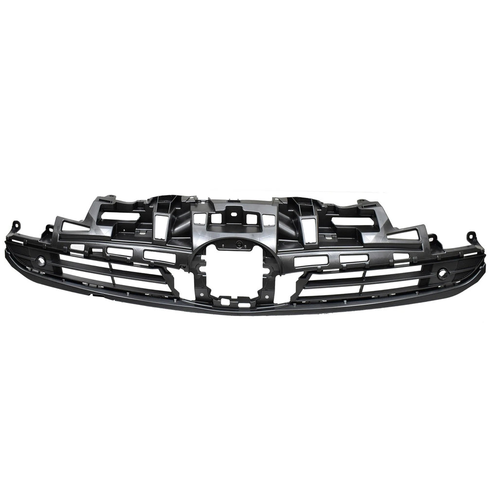 Front Grille Replacement Black Textured Polypropylene w Park Assist Holes for Toyota