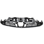 Front Grille Replacement Black Textured Polypropylene w Park Assist Holes for Toyota