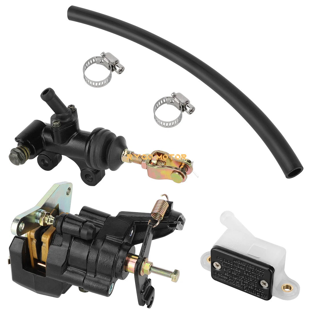 Rear Brake Caliper & Brake Master Cylinder Assy for Honda ATC200X (1983–1985)