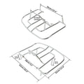 Trunk Tourbox Luggage Rack & Mounting Kit for Honda Gold Wing GL 1800 (2001–2017)