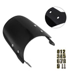 Windshield for Yamaha XSR 155 (2020–2023), XSR 125 (2024–2025) Black