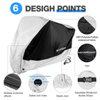 M Waterproof Motorcycle Cover for Harley Davidson CVO Road King (2014–2023)