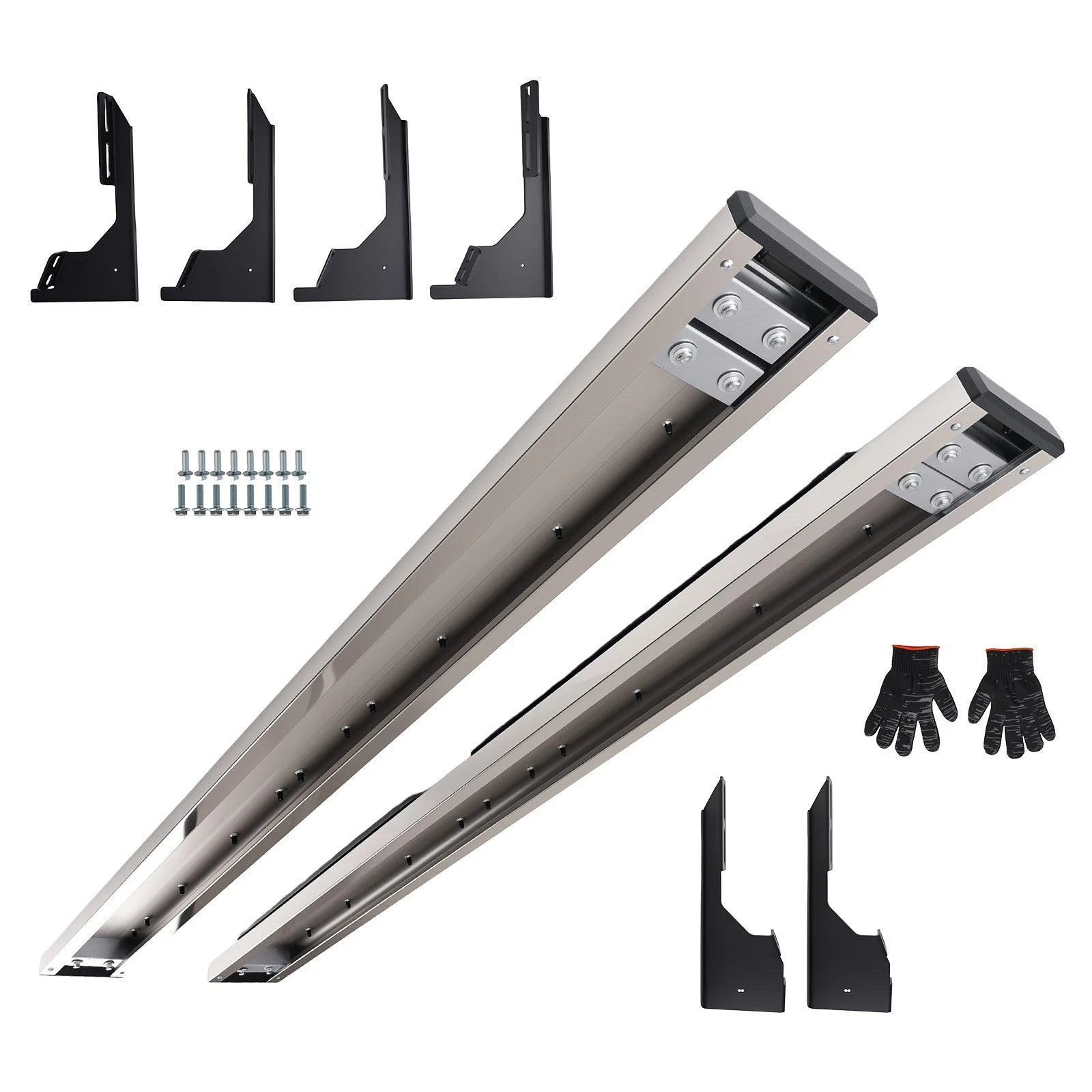 6" Step Bars for Toyota Tacoma Extended Cab (2005–2023) Running Boards Black