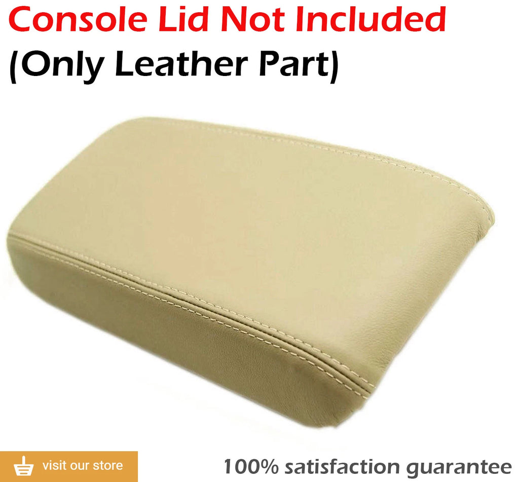 Leather Synthetic Center Console Armrest Cover for Honda Civic (2006–2011) Beige