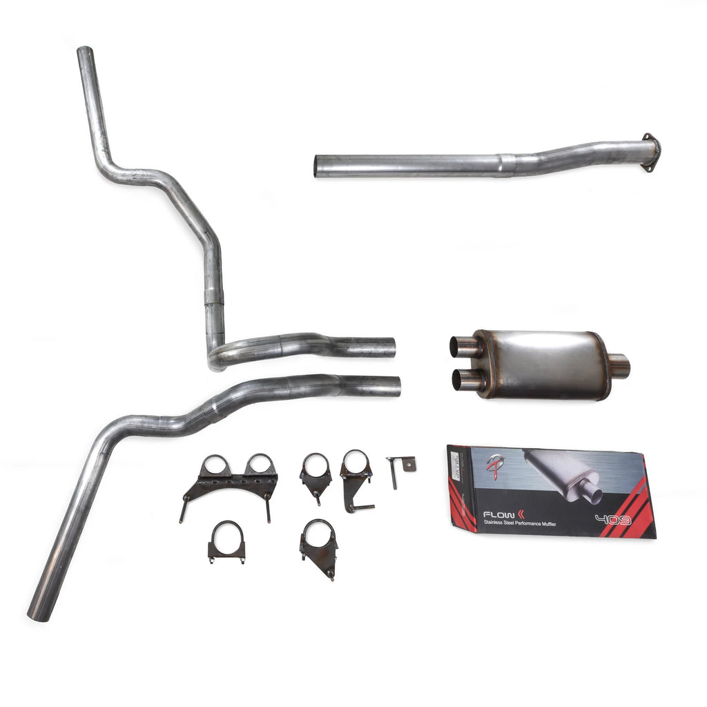Dual Exhaust Kit for Toyota Tacoma (2016–2023) 2.5" Flow II Stainless
