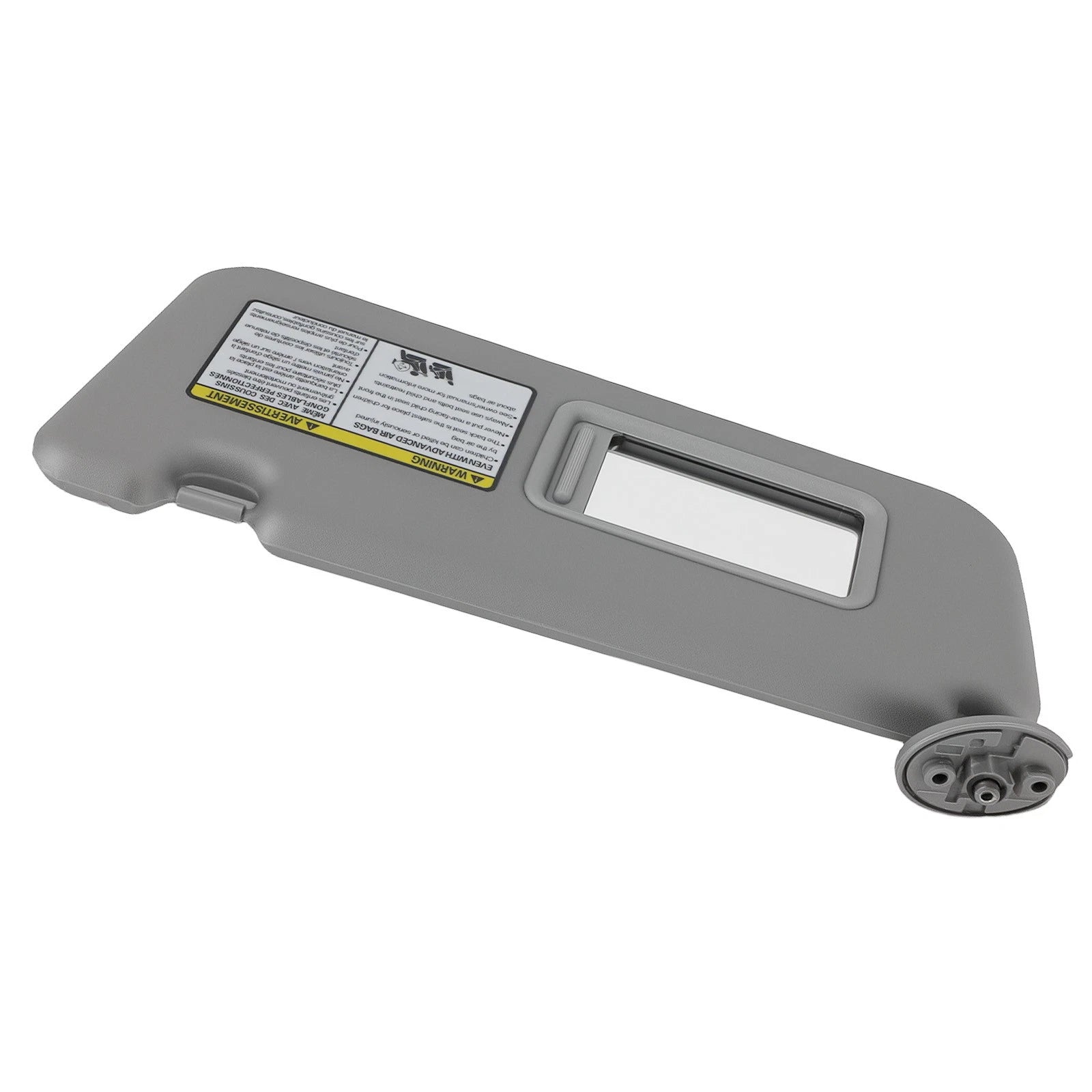 Left Gray Sun Visor for Toyota RAV4 (2004–2005) Easy Clean Mirror