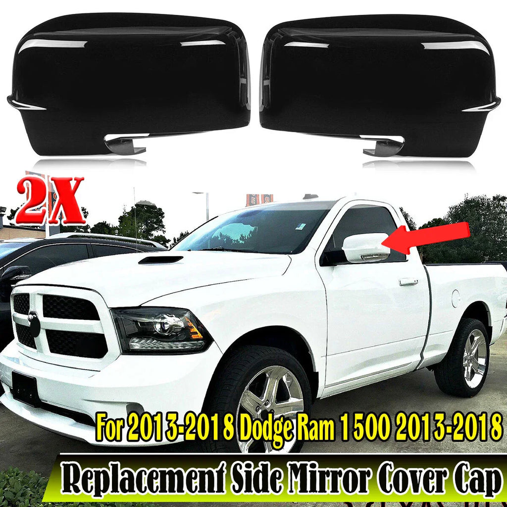 Side Mirror Cover / w Bottom Turn Signal Cutout for Dodge Ram (2013–2018)