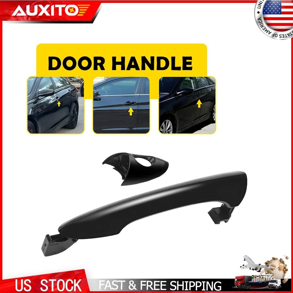 Front Driver Left LH Black Exterior Door Handle for Hyundai Sonata (2011–2015)