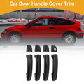 Car Door Handle Cover Trim for Suzuki Swift (Carbon Fiber Black)