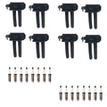 Set of 8 Ignition Coils & 16 Denso Iridium Spark Plugs for Dodge Aspen (2007–2009)
