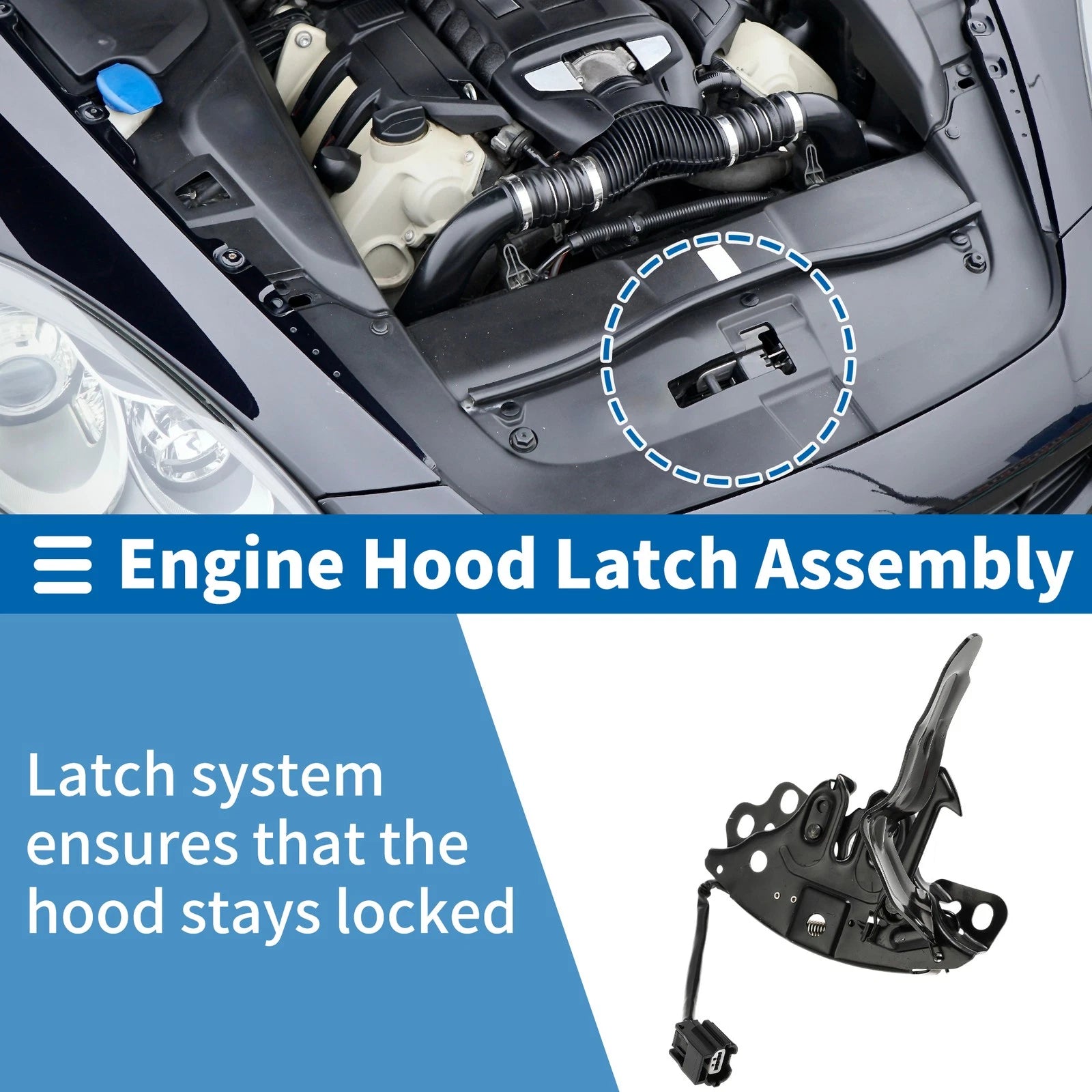 Hood Latch Assembly for Nissan Altima (2013–2015) No. 656013TA0A/656019HP0D