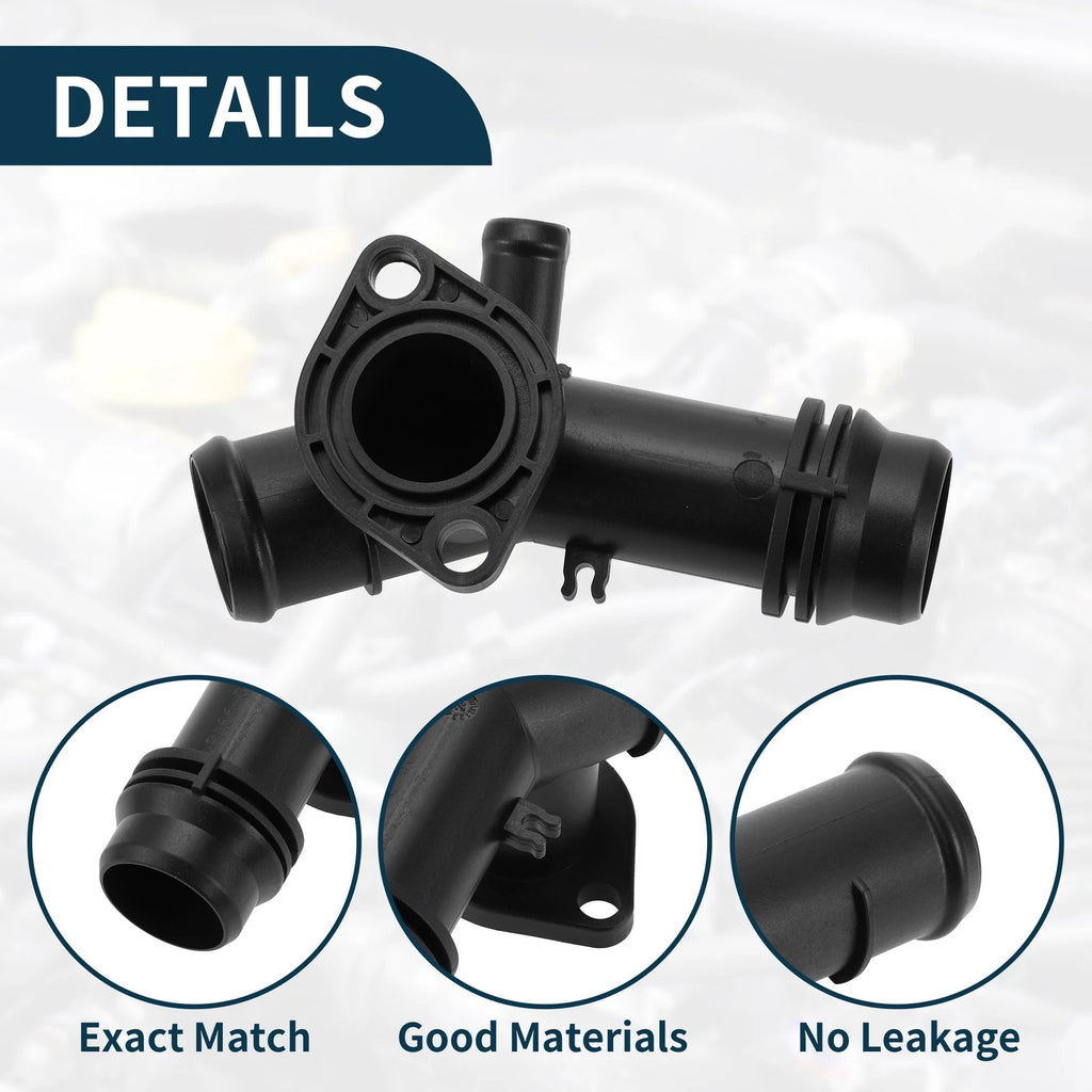 HVAC Heater Hose Connector for Audi A8 Quattro (2015–2018) No. 06E121045AN