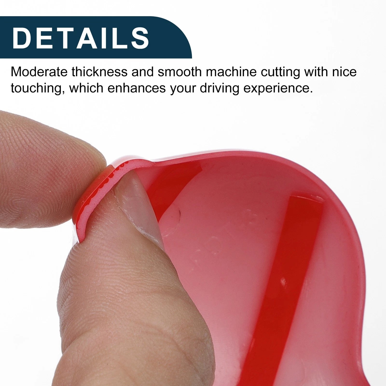 Set of 1 Gear Shift Knob Decorator Cover for Ford Mustang (2015–2023) Red