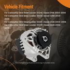 12V Alternator for CAT AP300D JCB 1135 ASV Track Loader (85 Amp CW) 2871A303
