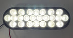 LED Reverse Backup Light 6 Inch Smoked Lens Replacement for Semi Trucks (—)
