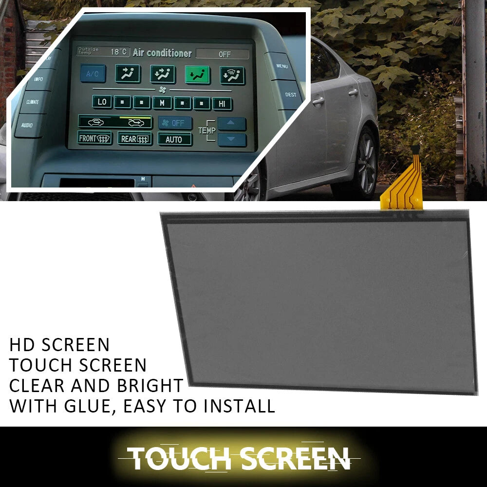 Navigation Touch Screen Digitizer for Lexus IS250 IS350 GS300 (2006–2009)
