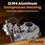 Turbocharger for Mitsubishi W200 Triton L200 2.5L (133–136HP) (1991–1996)