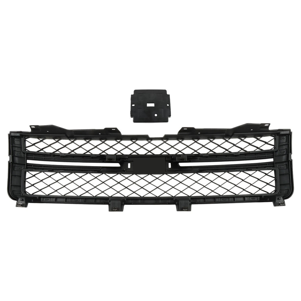 Front Bumper Grille for Chevy Silverado 2500HD 3500HD (2011–2014) Matte Black