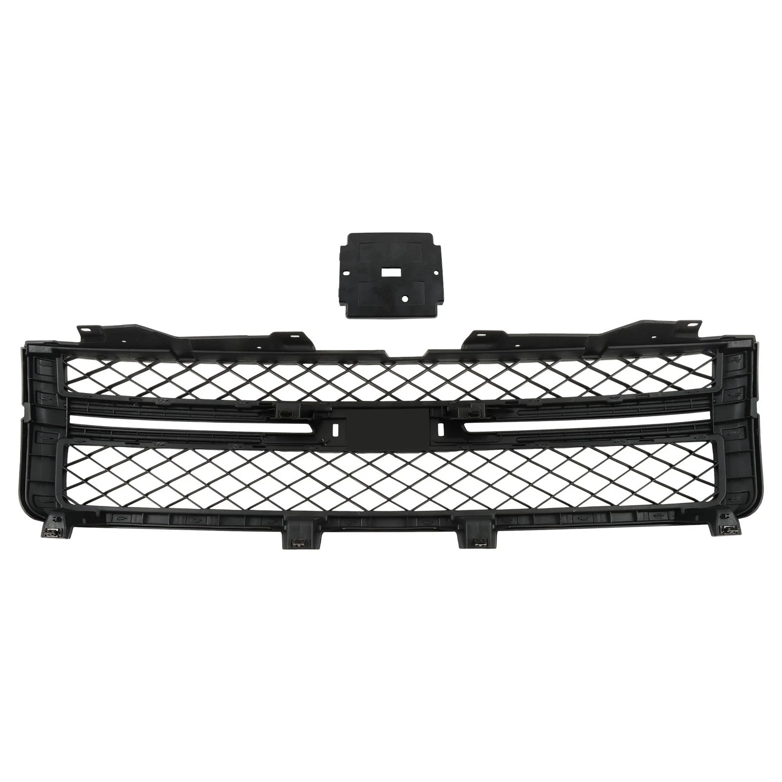 Front Bumper Grille for Chevy Silverado 2500HD 3500HD (2011–2014) Matte Black