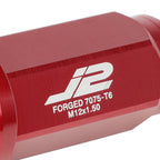 20Pcs J2 7075 Forged Aluminum M12x1.5 Spiky Cap Lug Nuts for