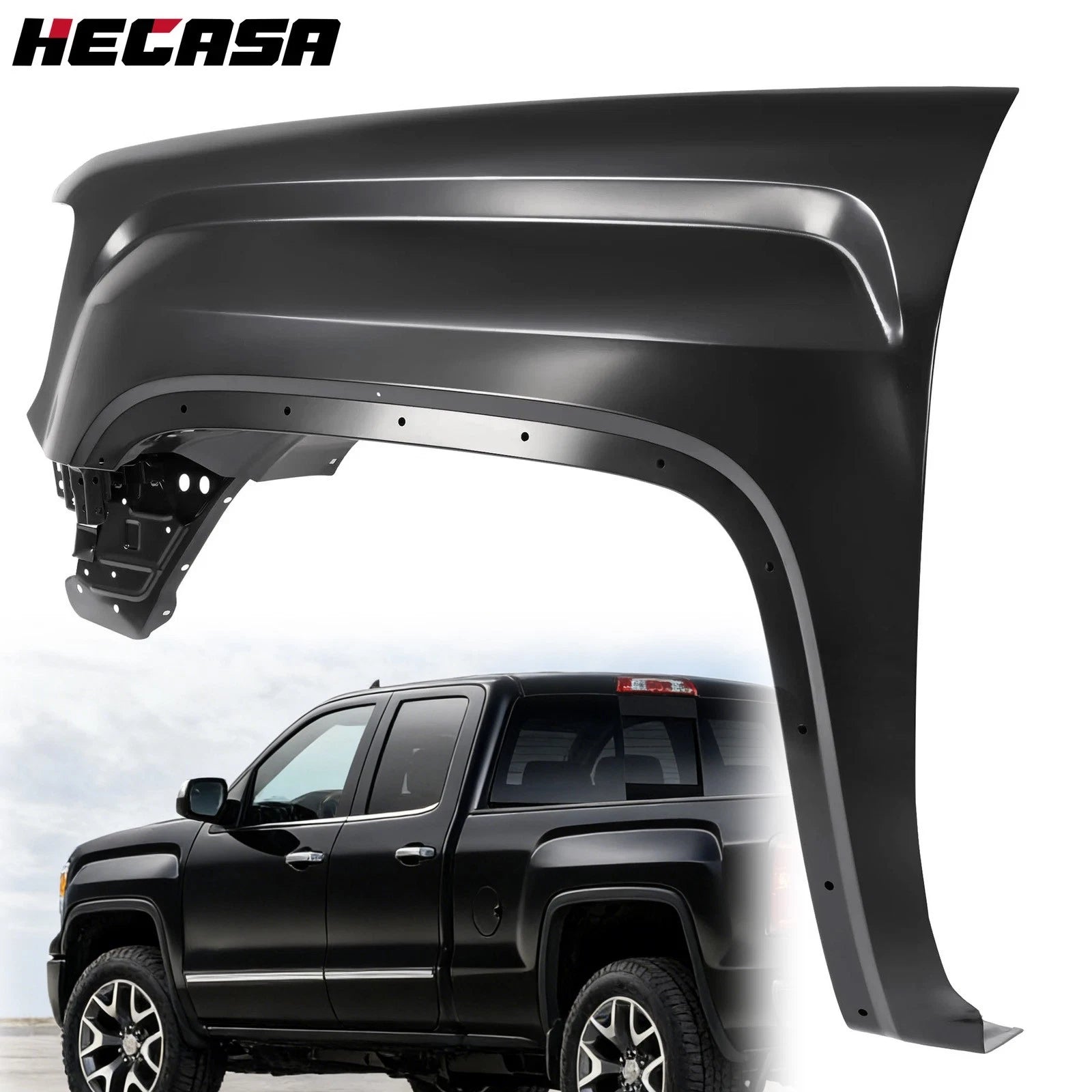 Front Left Fender for GMC Sierra 1500/2500 HD/3500 HD (2014–2019)