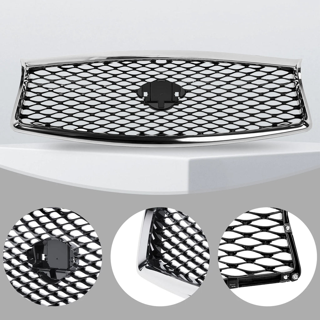 Chrome Front Bumper Upper Grille for Infiniti Q50 (2018-2023)