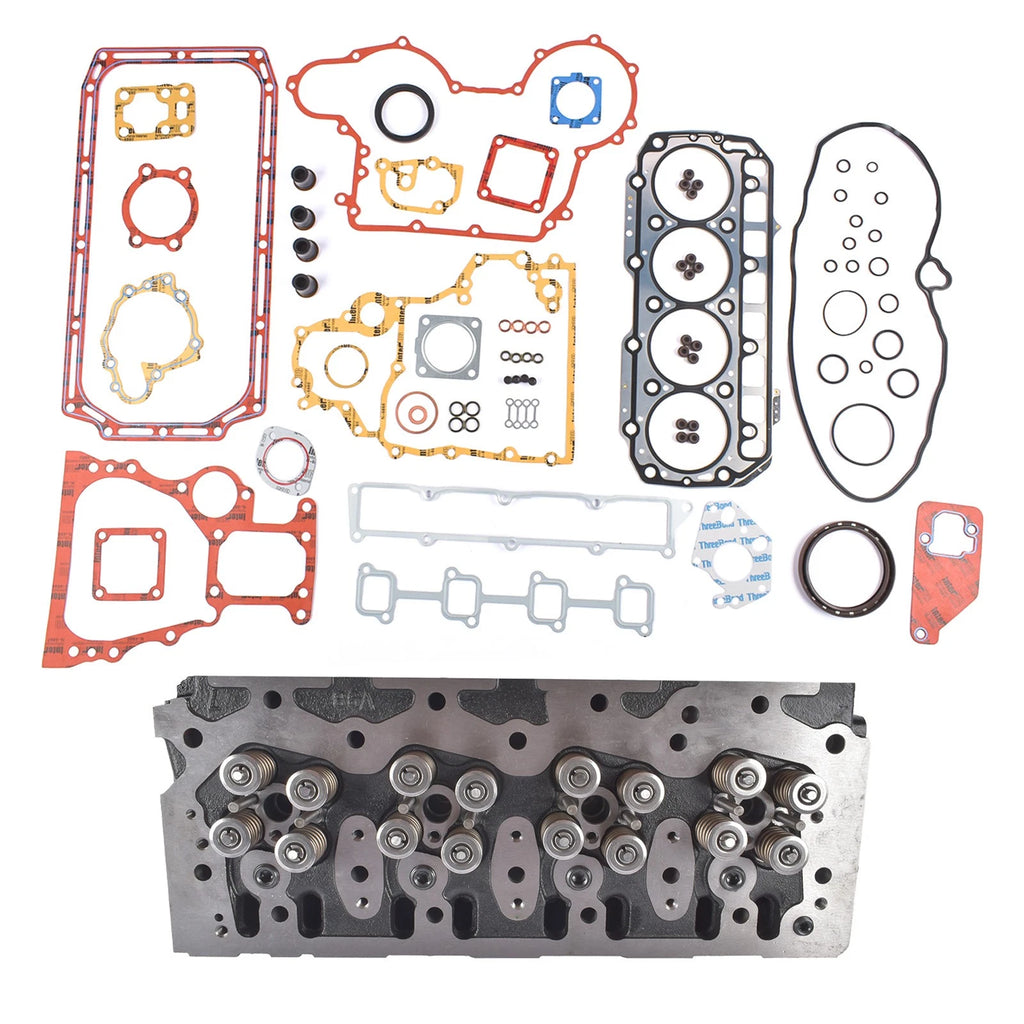 Engine Cylinder Head & Gasket Kit for Yanmar Excavator 4TNV98 4TNV98T