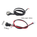 Magnetic Charging Cable MCK2 Male to USB for 12V Devices (Black)