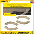 Set of 4 Beige Inner Handle Door Panel Trim Covers for BMW X1 X2 (2016–2020)