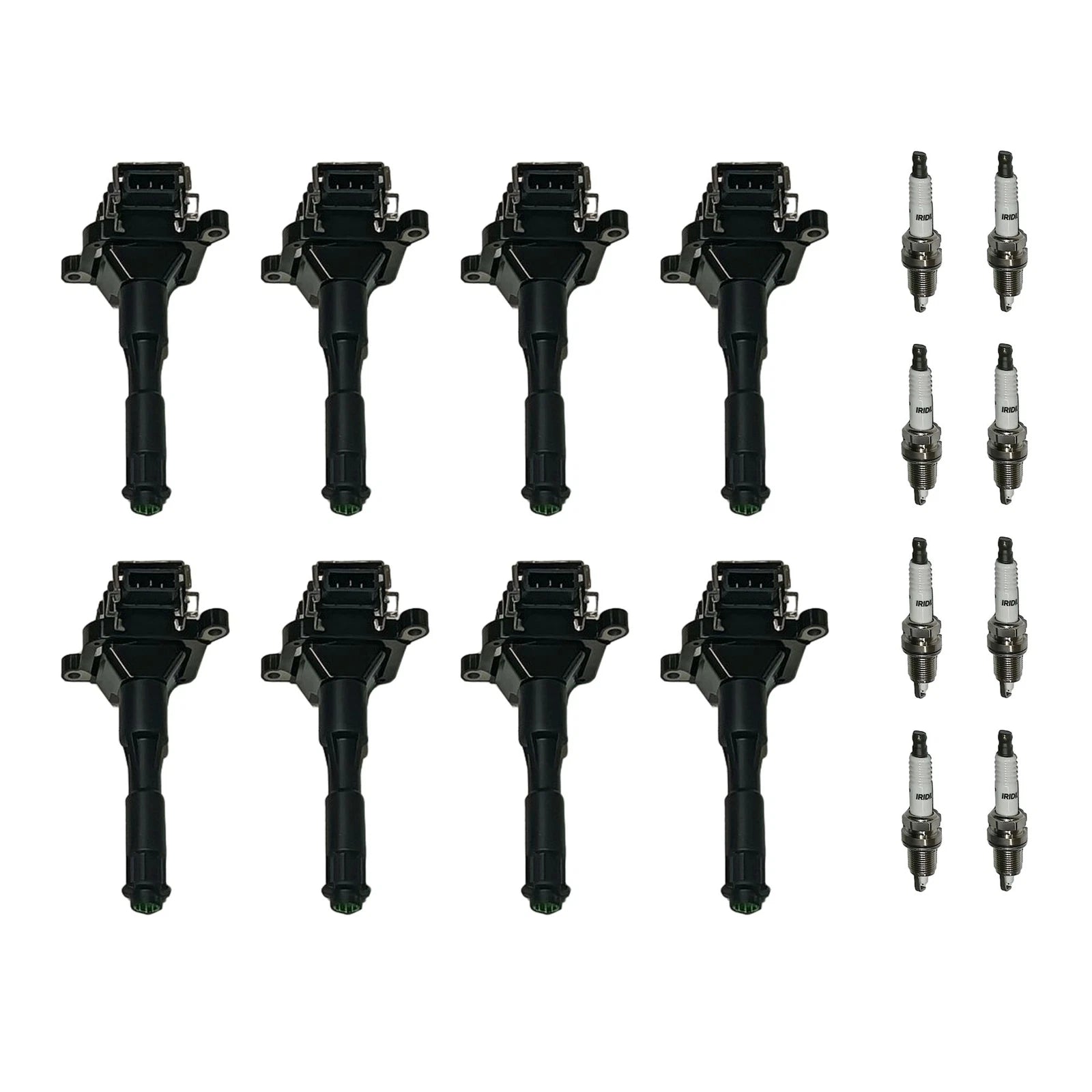Set of 8 Ignition Coils & Spark Plugs for BMW X5 330 E46 (1994–2005)