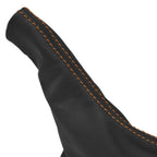 E Brake Boot for Ford Mustang (2015–2020) Black with Orange Stitch