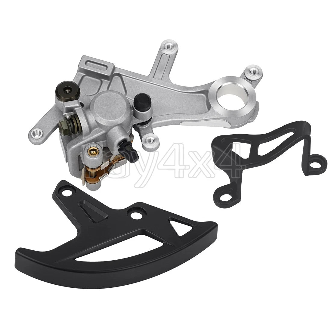Rear Brake Caliper & Disc Cover Guard Assy for Honda CR125 CR250 CRF250 CRF450 R (2000–2023)