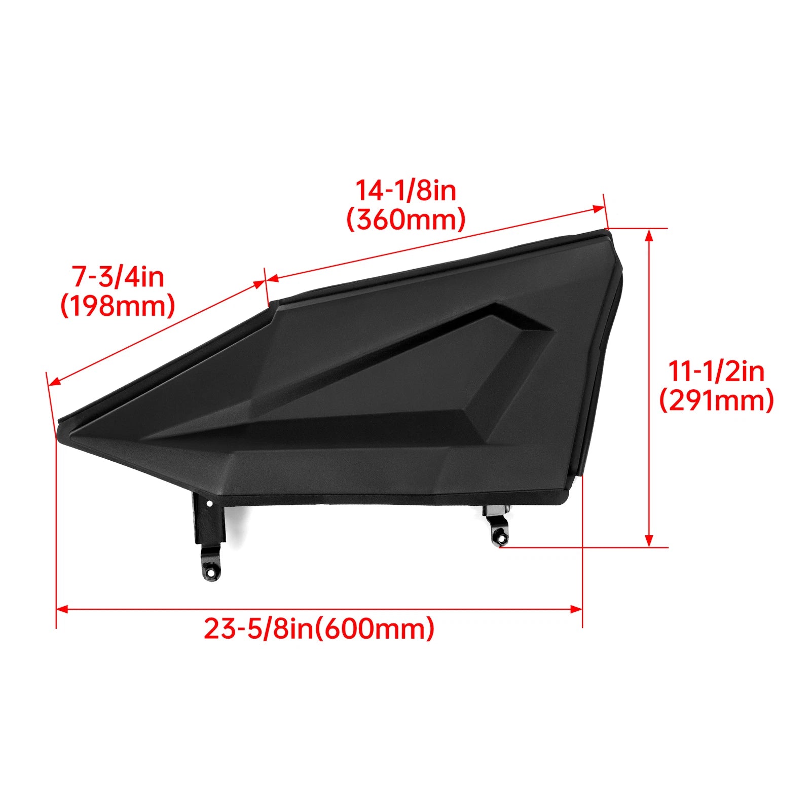 Half Lower Door Panel Inserts for Polaris RZR S 4 900 / RZR XP 4 1000 (2014–2023)