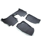 Set of 3 All Weather Floor Mats for Jeep Wrangler Gladiator (2020–2025)