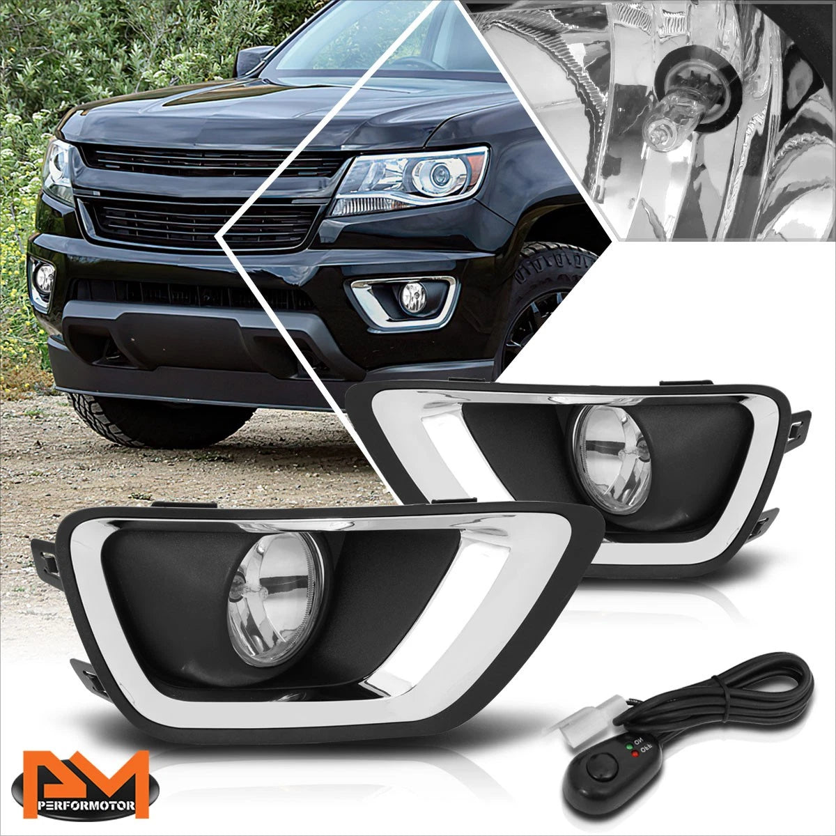 Smoked Headlight Lamps for Chevy Silverado GMT900 (2007–2014)