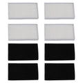 Set of 4 Replacement Filters for Cecotec Immortal Vacuum Cleaners