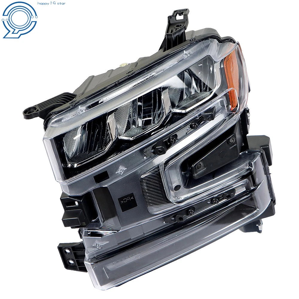 LED Headlight for Silverado 1500 (2019-2020) Black Housing Clear Driver Side