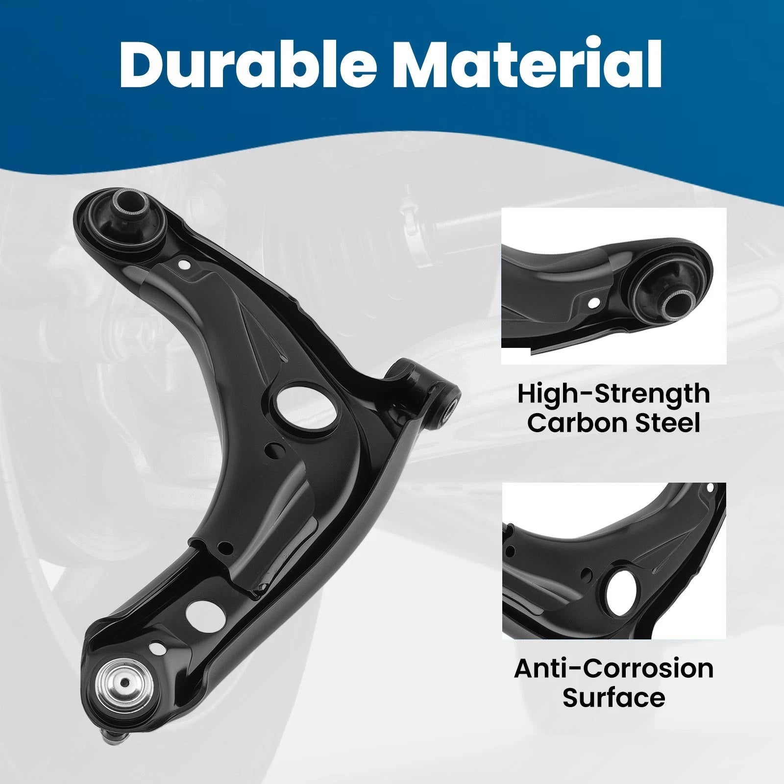 2PC Front Lower Control Arms for Toyota Prius C/Yaris (2012–2018)