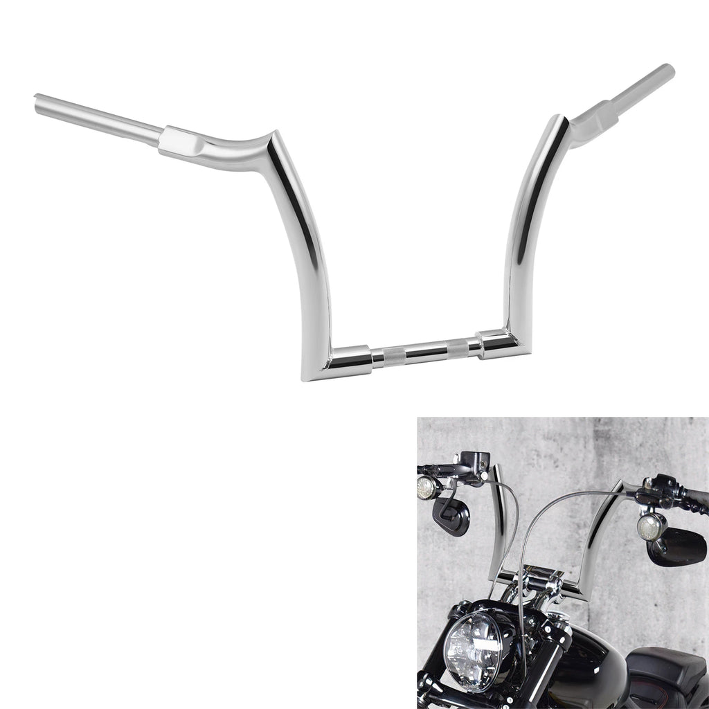 Chrome 12.55" Rise Ape Hanger Handlebar for Harley Heritage Softail Slim (2016–2023)