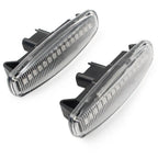 Clear LED Sequential Side Marker Lights for Infiniti EX25 M35 Q60 Q70 QX50 (2008-2020)