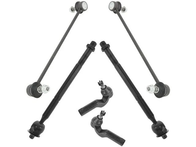 Front Tie Rod End and Sway Bar Link Kit for Mazda 3 (2004–2009) ZR344JD