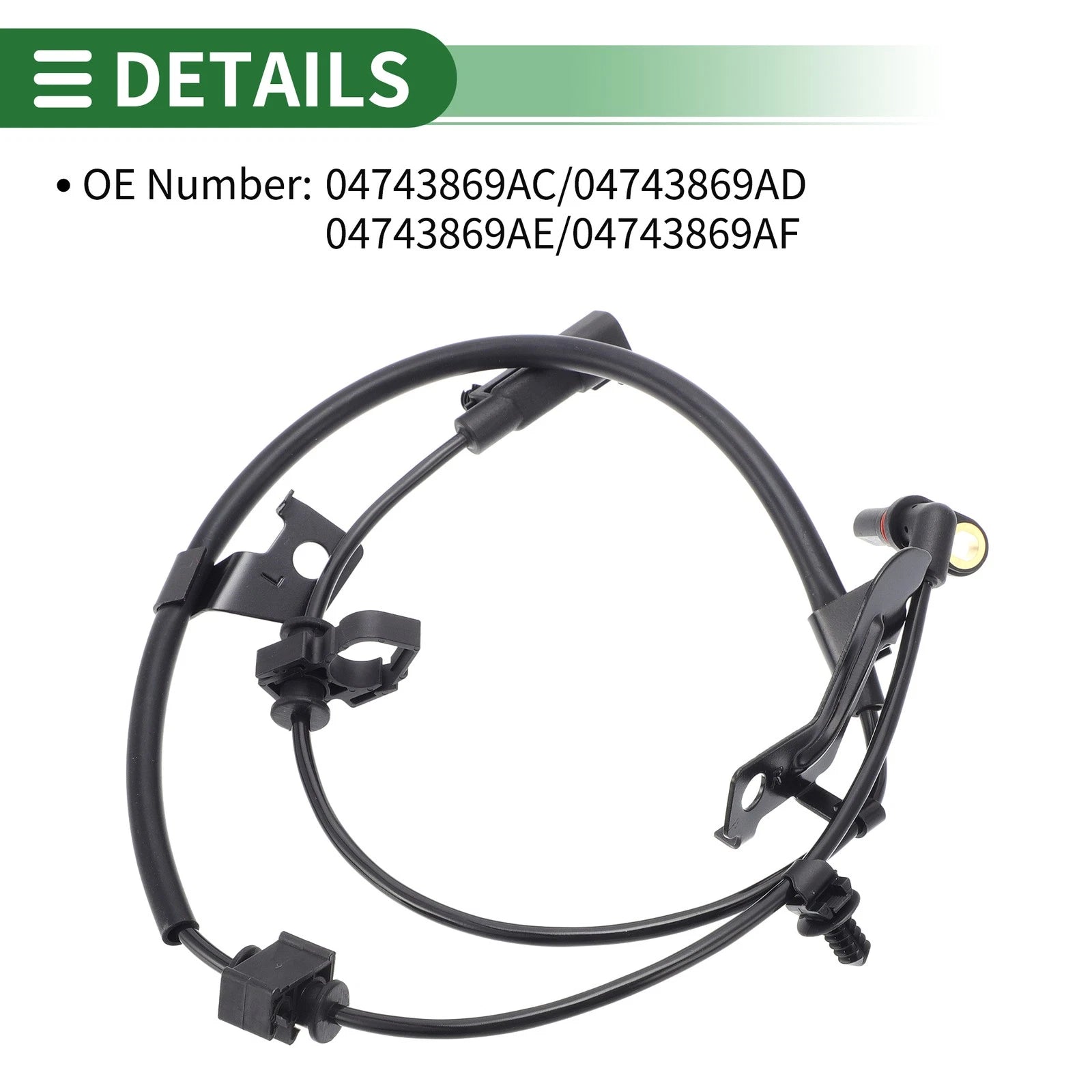 ABS Wheel Speed Sensor No. 04743869AC/04743869AD for Dodge Journey (2009–2020)