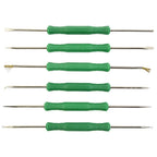 6X Welding Tool Set - Awl, Brush, Carbon Steel Fork Hook