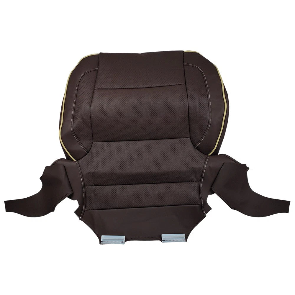 Driver Bottom Leather Cover for Chevy Silverado High Country (2014–2019) Brown