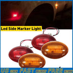 Set of 4 Universal Motorcycle Sequential Turn Signal Lights Amber/Blue
