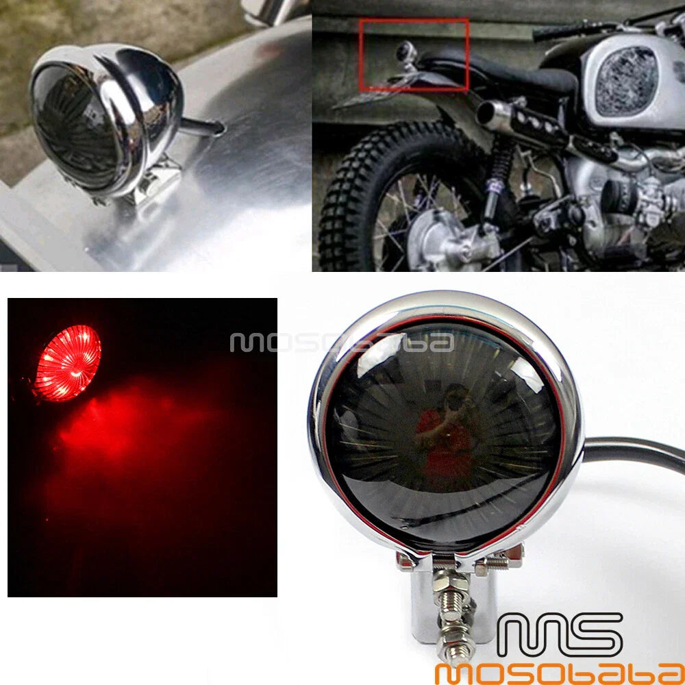 LED Brake Tail Light for Harley Cafe Racer Chopper