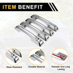 Set of 1 Car Door Handle Protector for Ford Maverick (2022–2023) Silver Tone