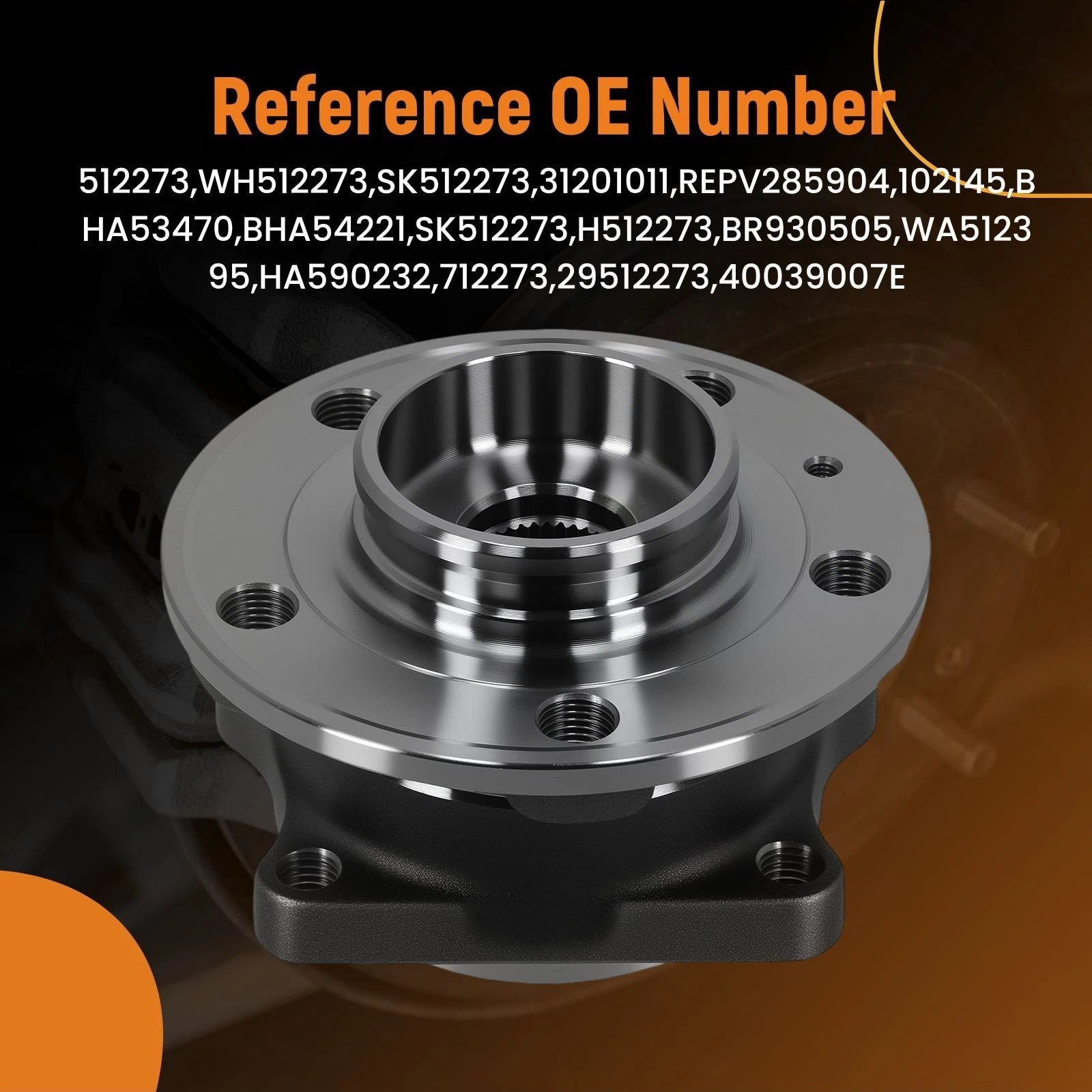 1pc Rear Wheel Bearing Hub for Volvo XC90 AWD (2003–2014) 512273 H512273